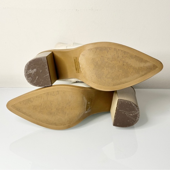 Lulu’s Essex Two-Tone Heeled Bootie 8.5 Pointy Toe - Picture 6 of 7